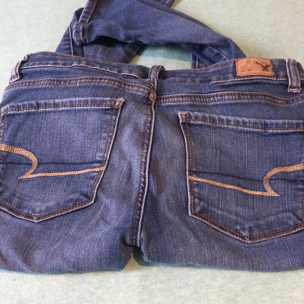 Cropped skinny jeans